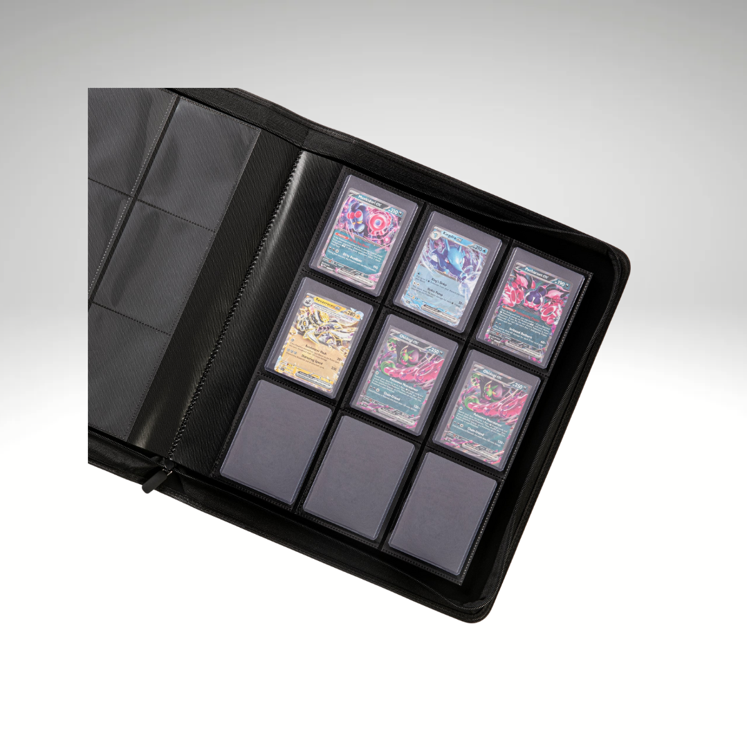 9-Pocket Toploader Binder - Black