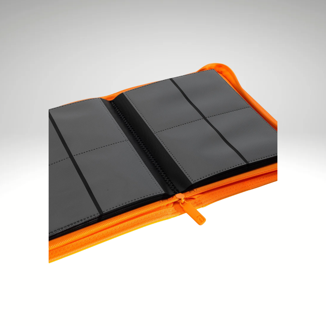 VaultX 4-Pocket Exo-Tec Zip Binder - Neon Orange