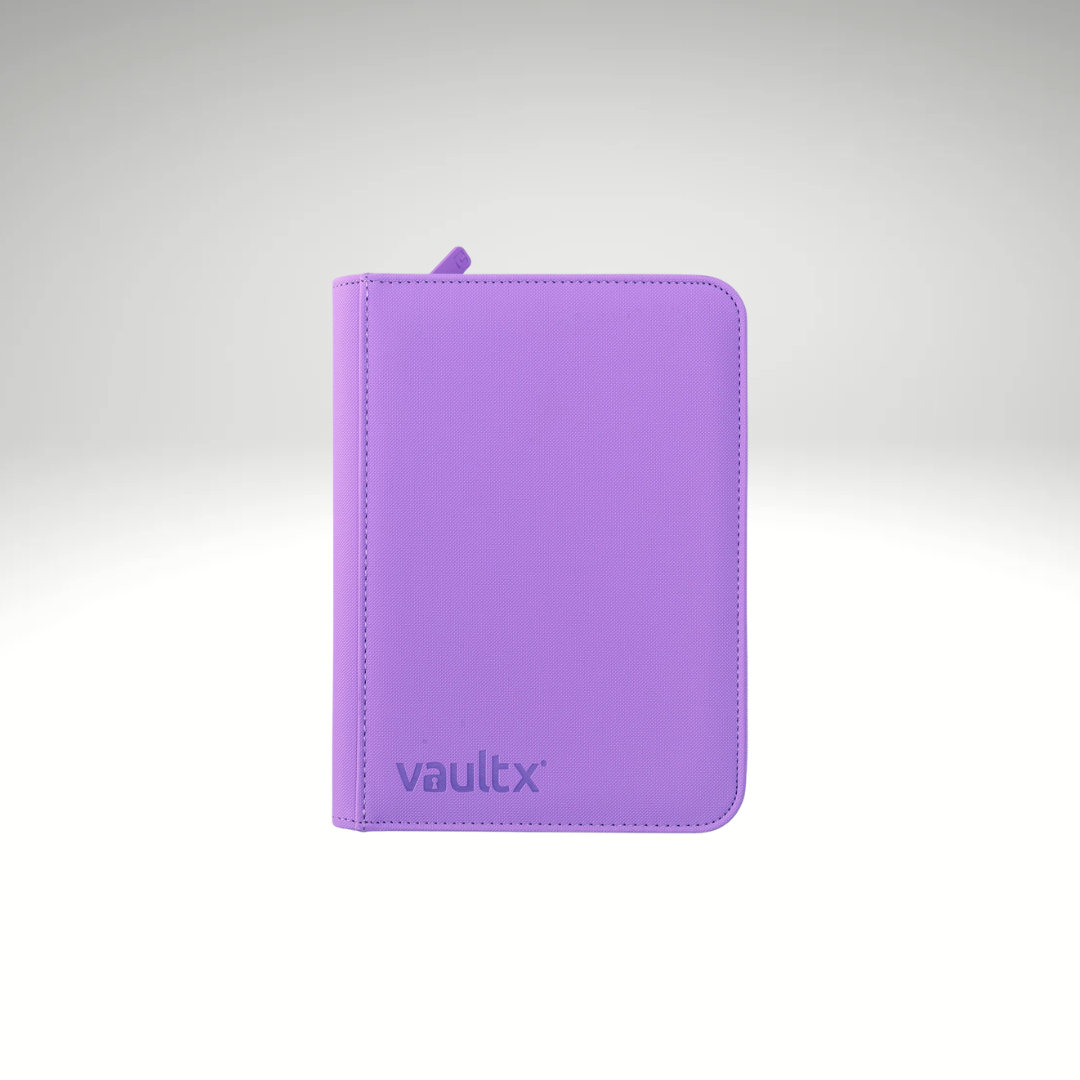 VaultX 4-Pocket Exo-Tec Zip Binder - Just Purple