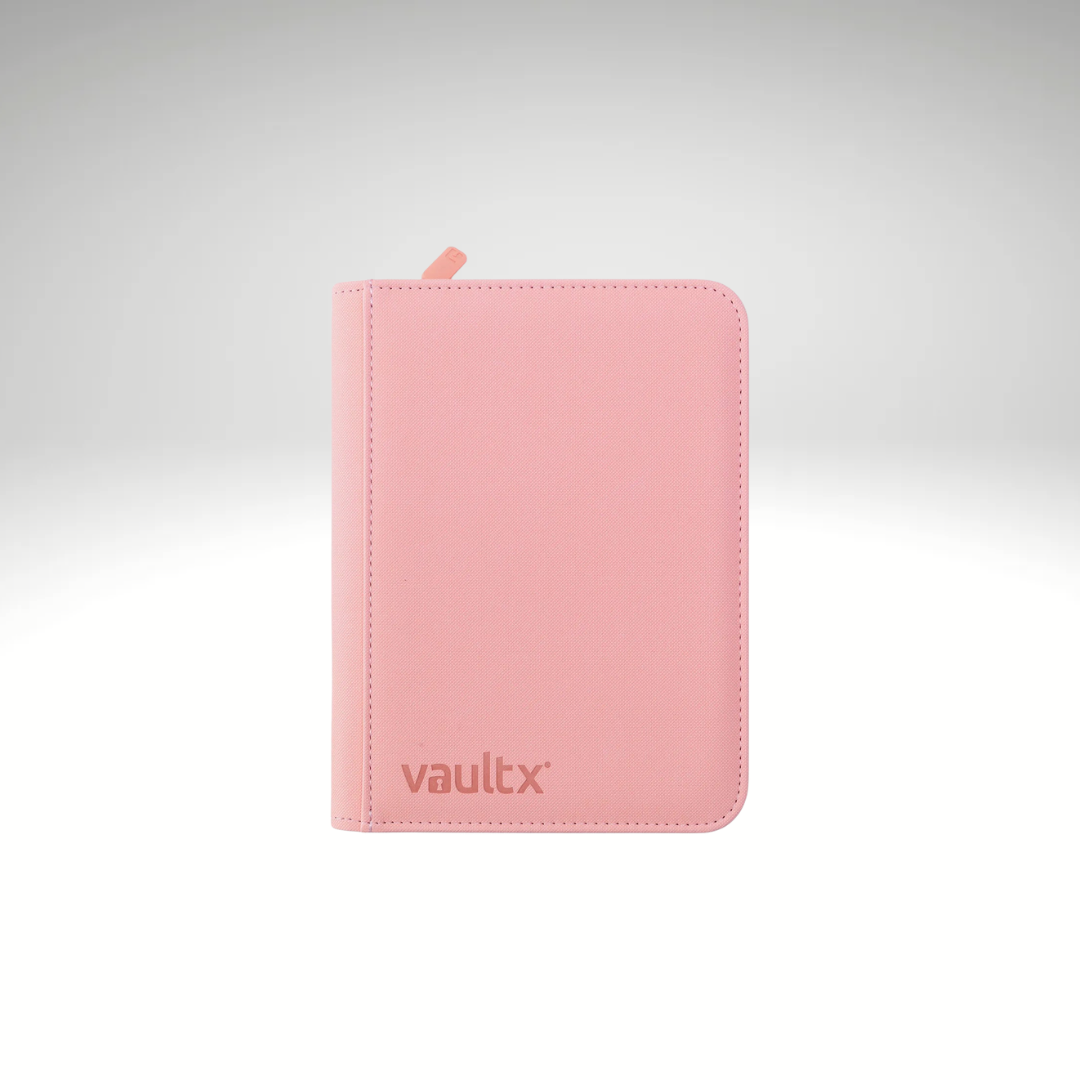 VaultX 4-Pocket Exo-Tec Zip Binder - Just Pink