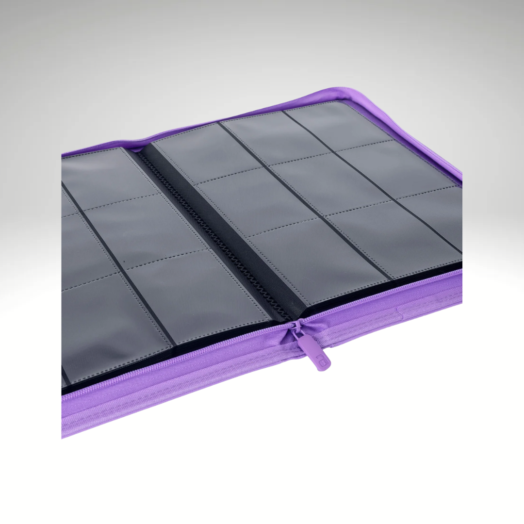 VaultX 9-Pocket Exo-Tec Zip Binder - Just Purple