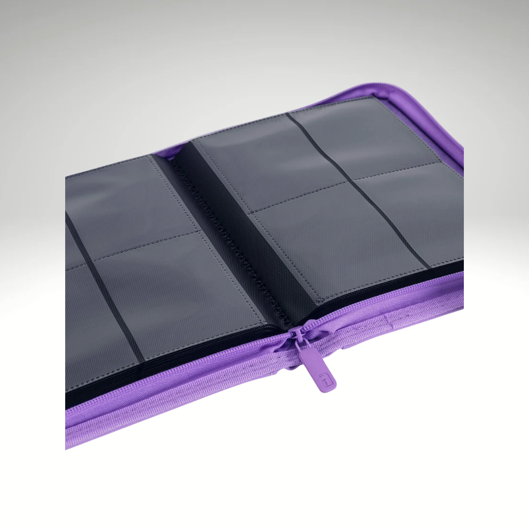 VaultX 4-Pocket Exo-Tec Zip Binder - Just Purple