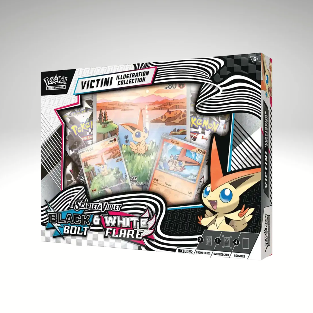 Black Bolt & White Flare - Victini Illustration Collection