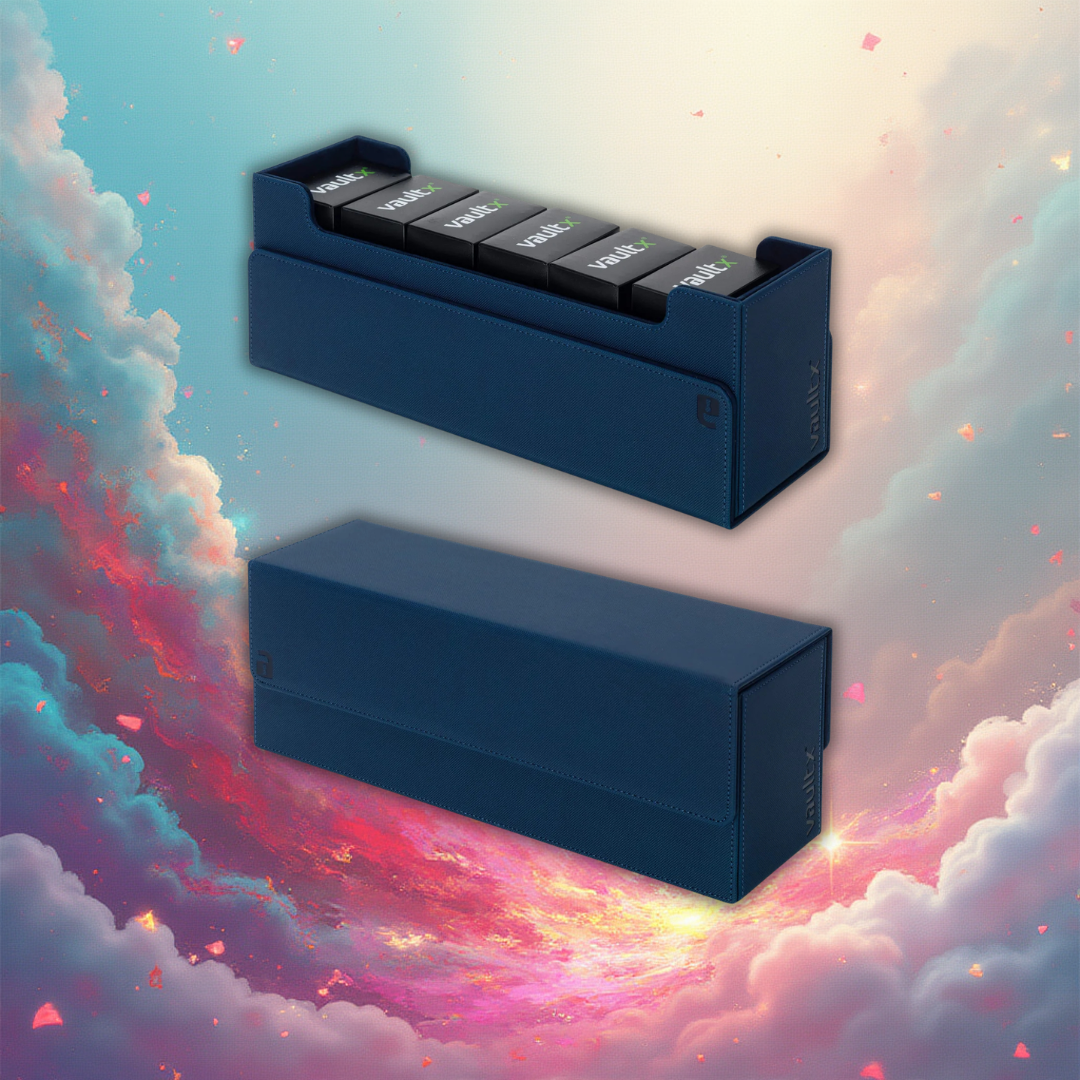VaultX Card Box 450+ - Royal Blue