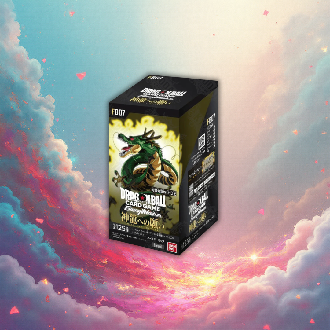 Dragon Ball Super Card Game Fusion World: FB07 "Wish for Shenron" Booster Display - Japanisch