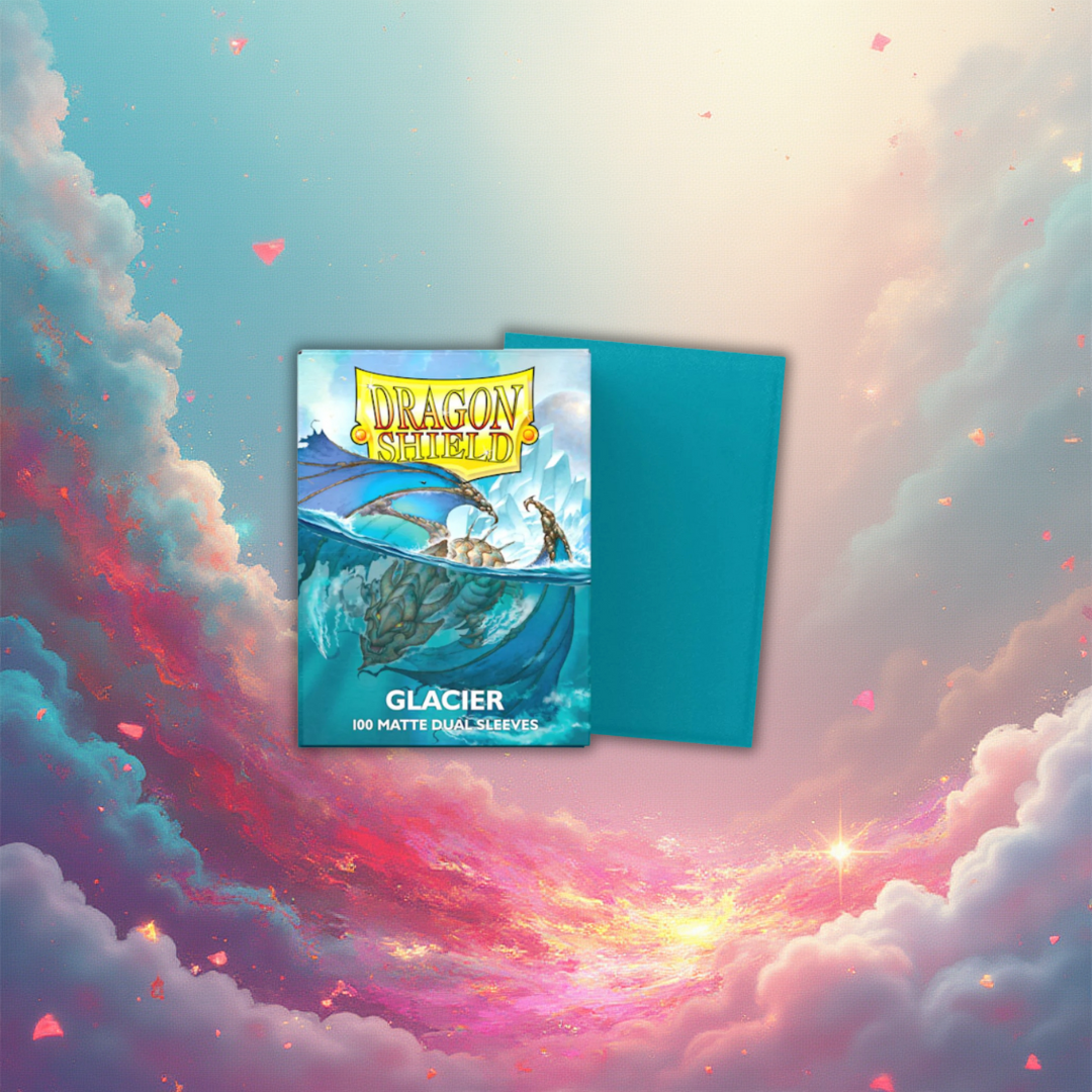 Dragon Shield Standard Size: 100 Matte Dual Sleeves - Glacier