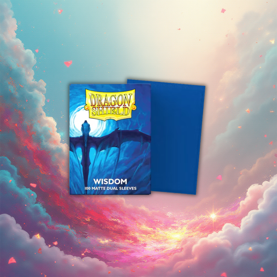 Dragon Shield Standard Size: 100 Matte Dual Sleeves - Wisdom