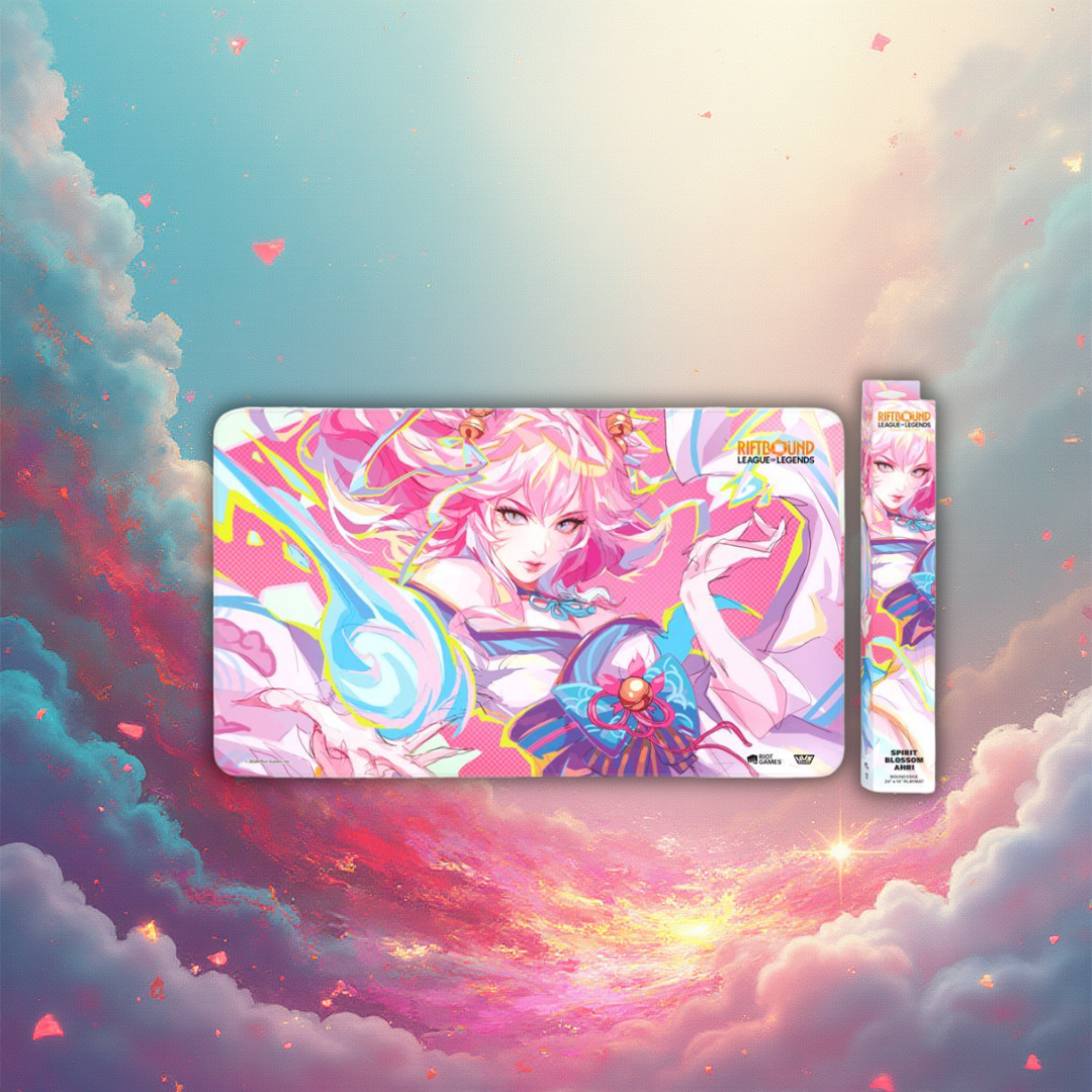 Riftbound Spirit Blossom Ahri Playmat