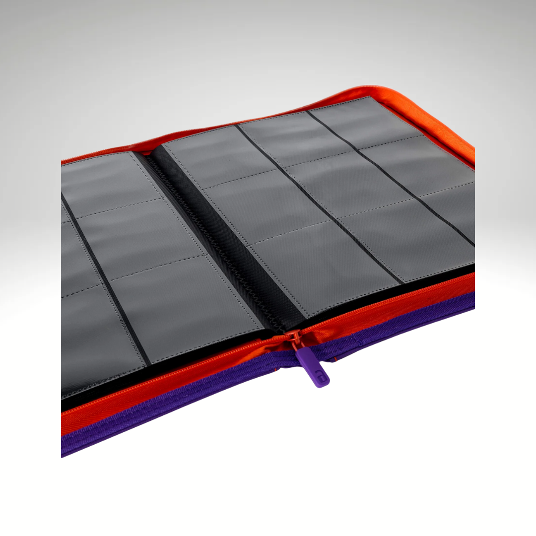 VaultX 9-Pocket Exo-Tec Zip Binder - SV1 (Karmesin & Purpur)
