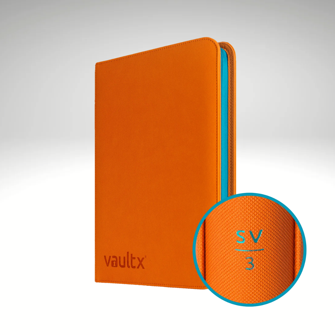 VaultX 9-Pocket Exo-Tec Zip Binder - SV3 (Obsidianflammen)