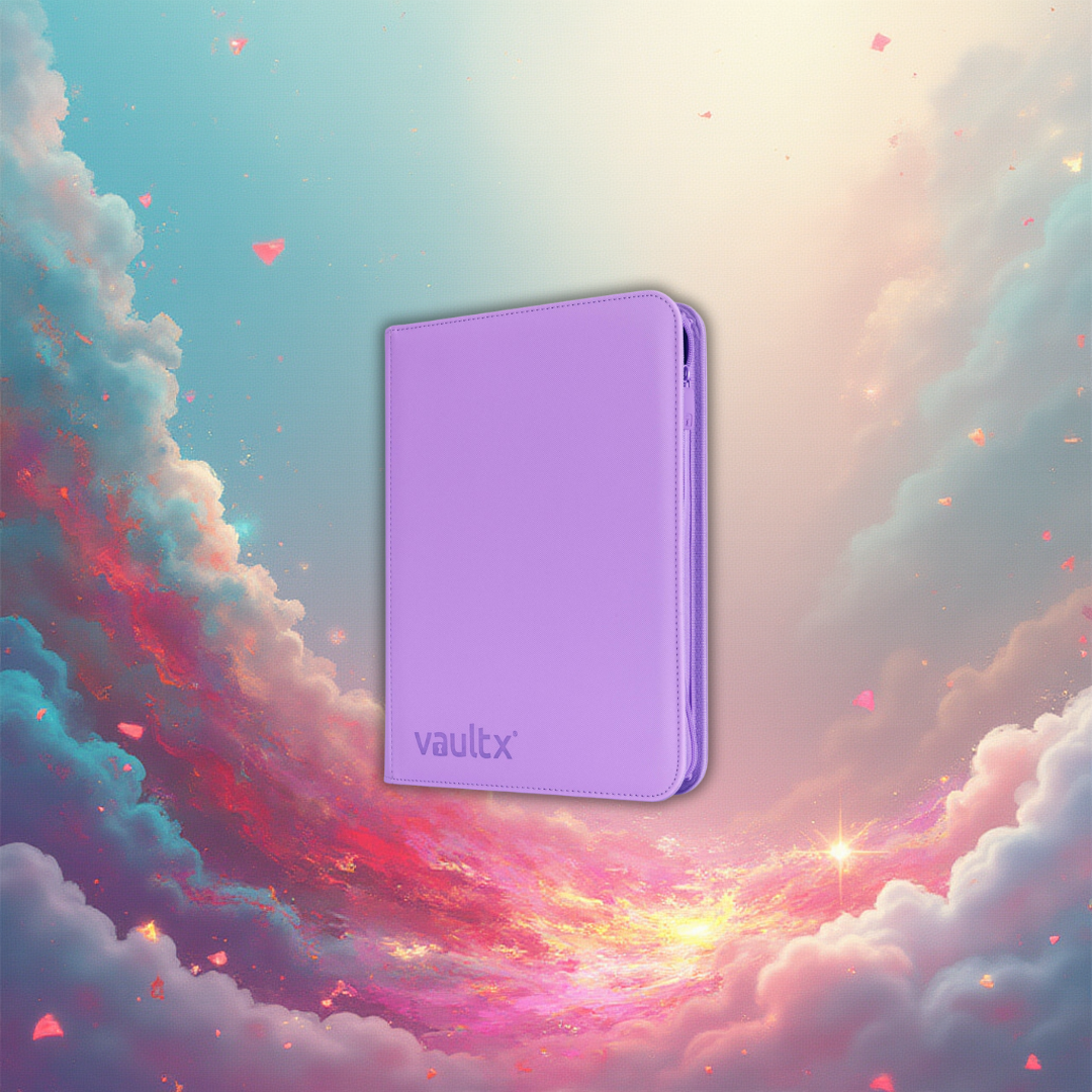 VaultX 4-Pocket Zip Binder - Just Purple