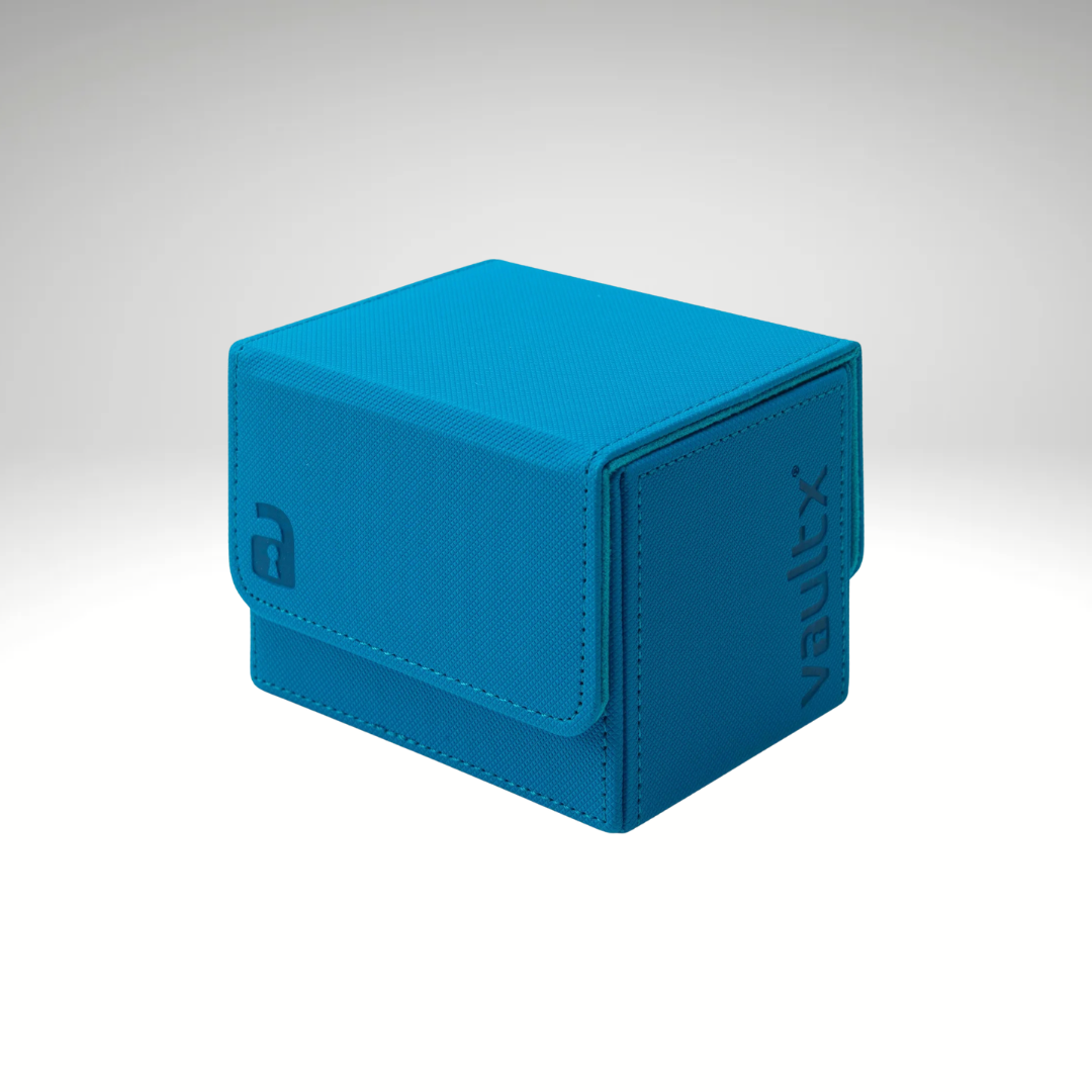 VaultX Sideloading Deck Box 100+ - Neon Blue