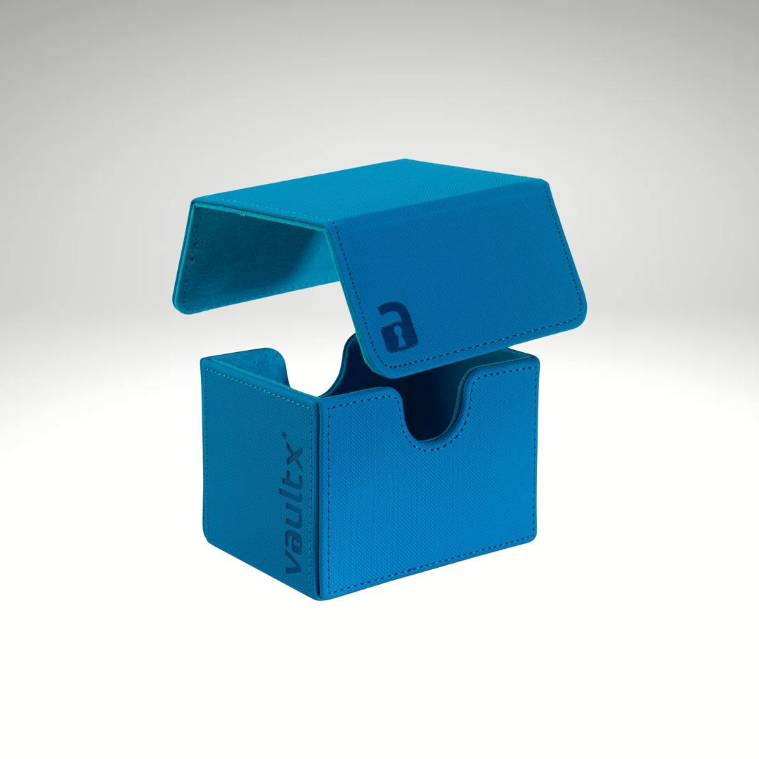 VaultX Sideloading Deck Box 100+ - Neon Blue