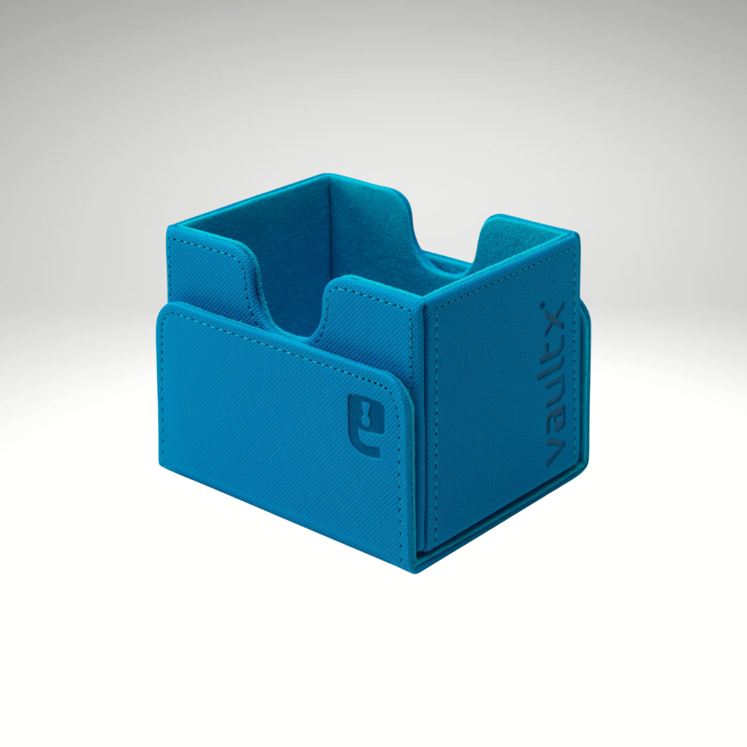VaultX Sideloading Deck Box 100+ - Neon Blue