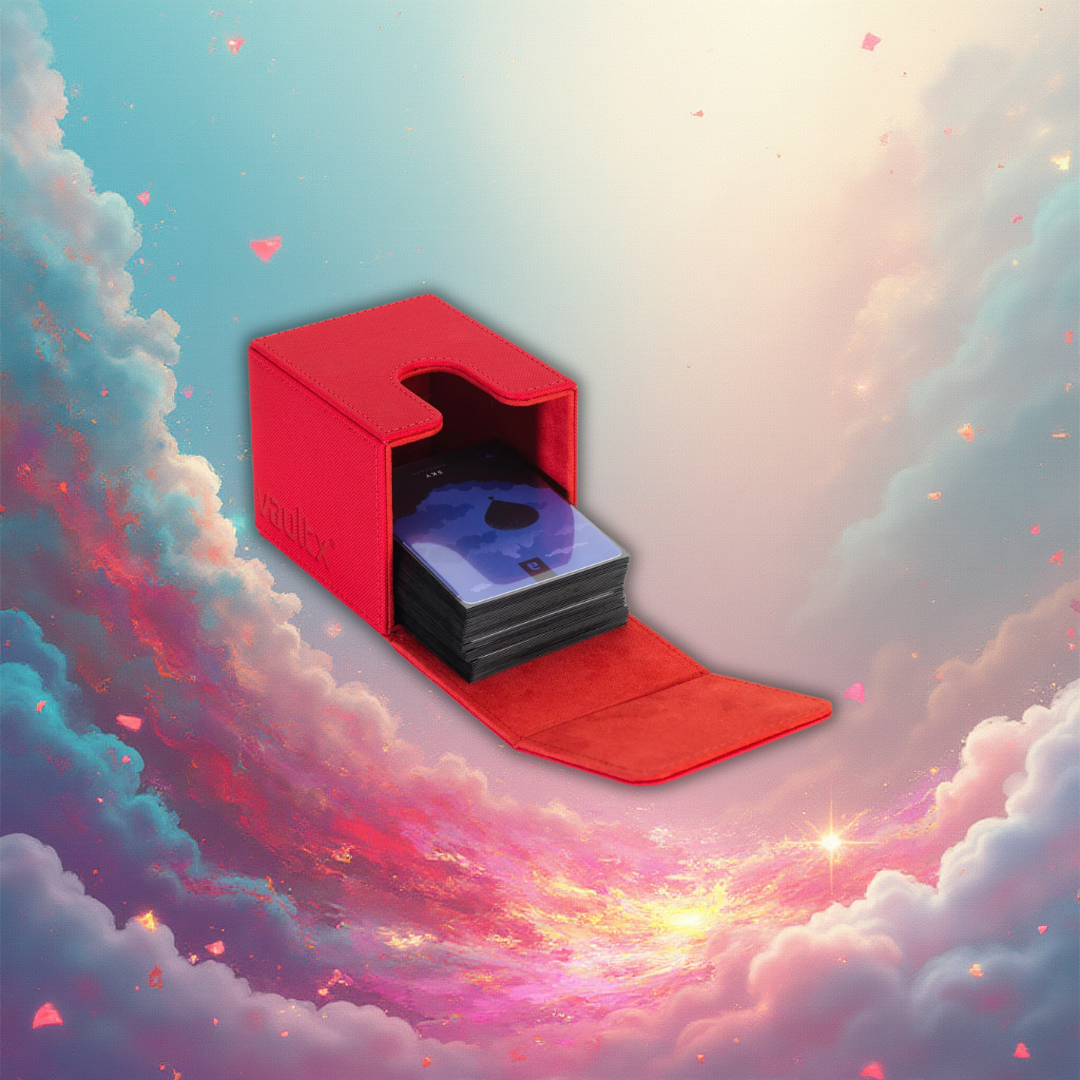 VaultX Toploading Deck Box 80+ - Fire Red