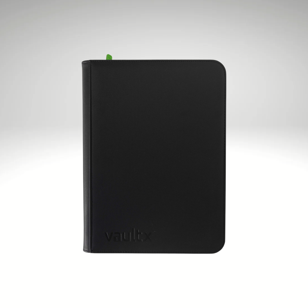 VaultX 9-Pocket Exo-Tec Zip Binder - Black