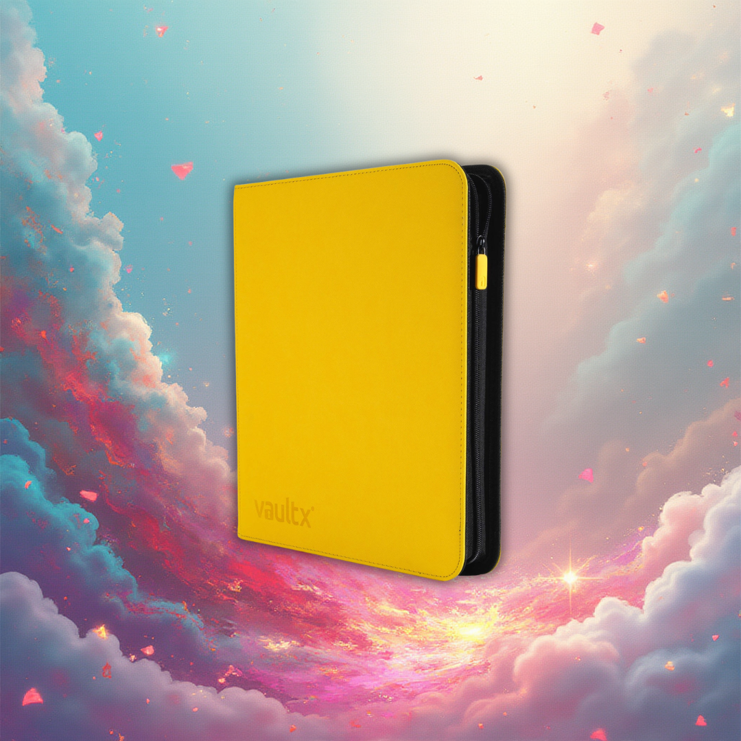 VaultX 12-Pocket Zip Binder - Sunrise Yellow