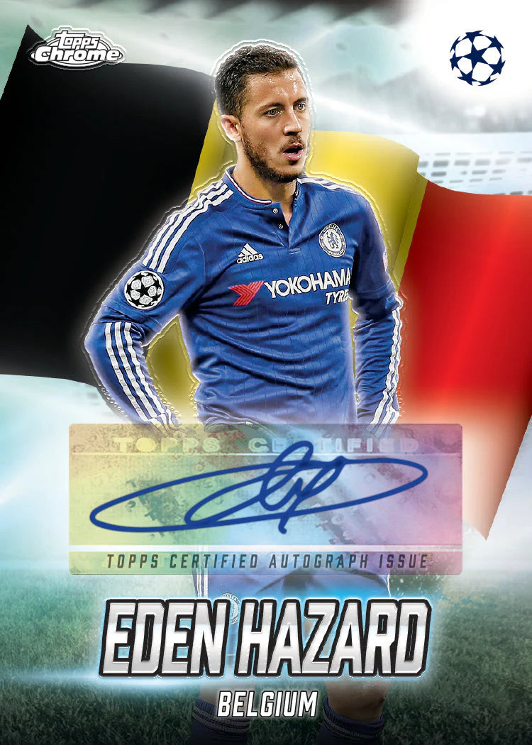 2024-25 Topps UEFA Club Competitions Chrome Soccer Hobby Jumbo Box