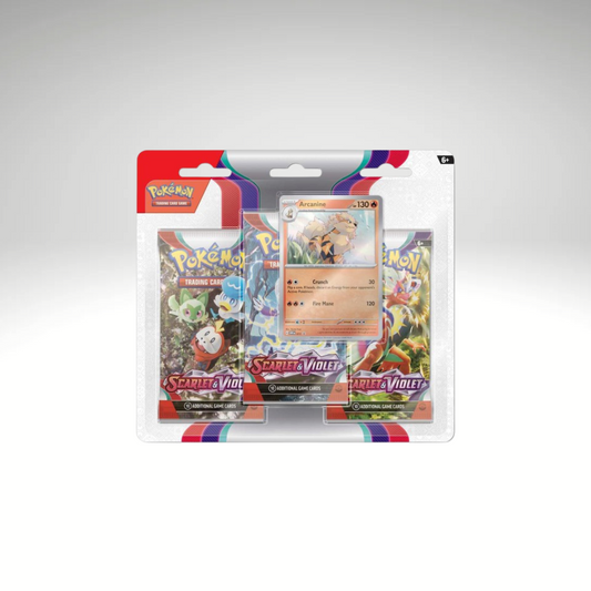 Scarlet & Violet 3er Blister (Rip & Ship)
