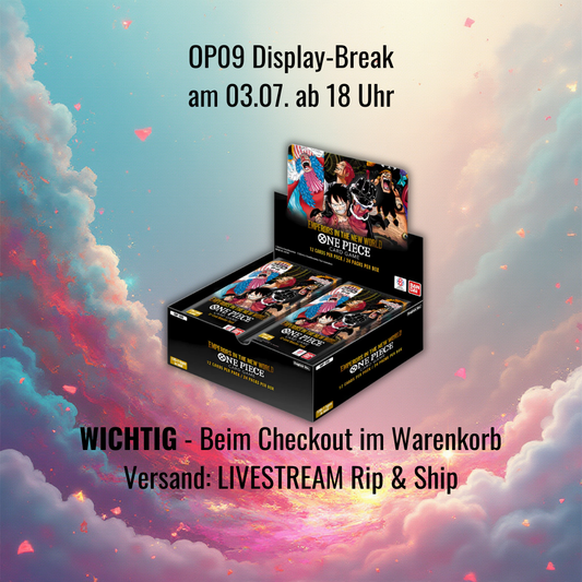 One Piece: OP09 Display-Break - Englisch (Livestream)