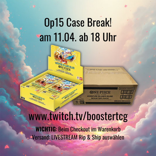 One Piece: OP15 "Adventure on Kami´s Island" Case-Break (11.04. ab 18 Uhr)