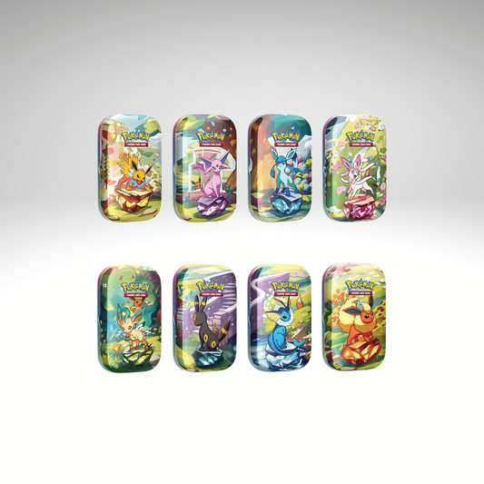 Prismatic Evolutions Mini Tin (Rip & Ship)
