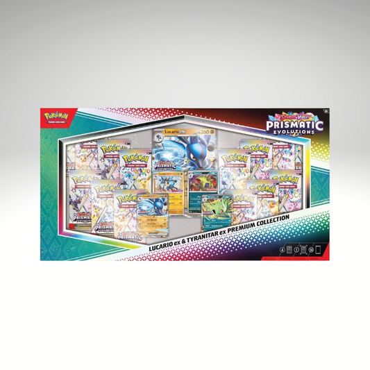 Lucario ex & Tyranitar ex Premium Collection - USA Exclusive (Rip & Ship)