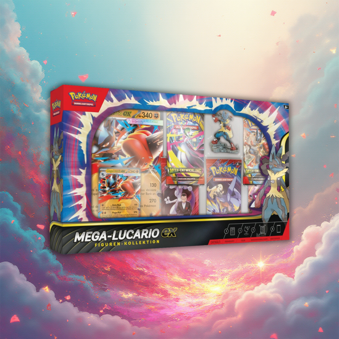 Mega-Lucario ex Figuren-Kollektion - Deutsch