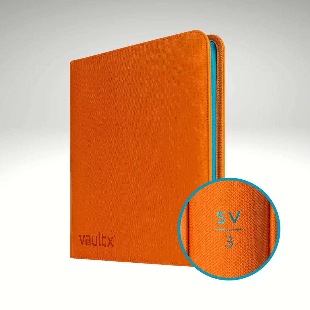VaultX 12-Pocket Exo-Tec Zip Binder - SV3 (Obsidianflammen)