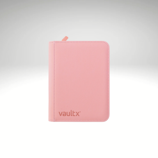 VaultX 4-Pocket Exo-Tec Zip Binder - Just Pink