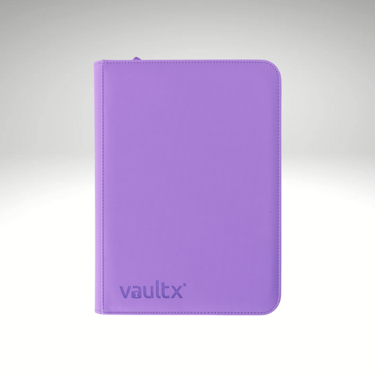 VaultX 9-Pocket Exo-Tec Zip Binder - Just Purple