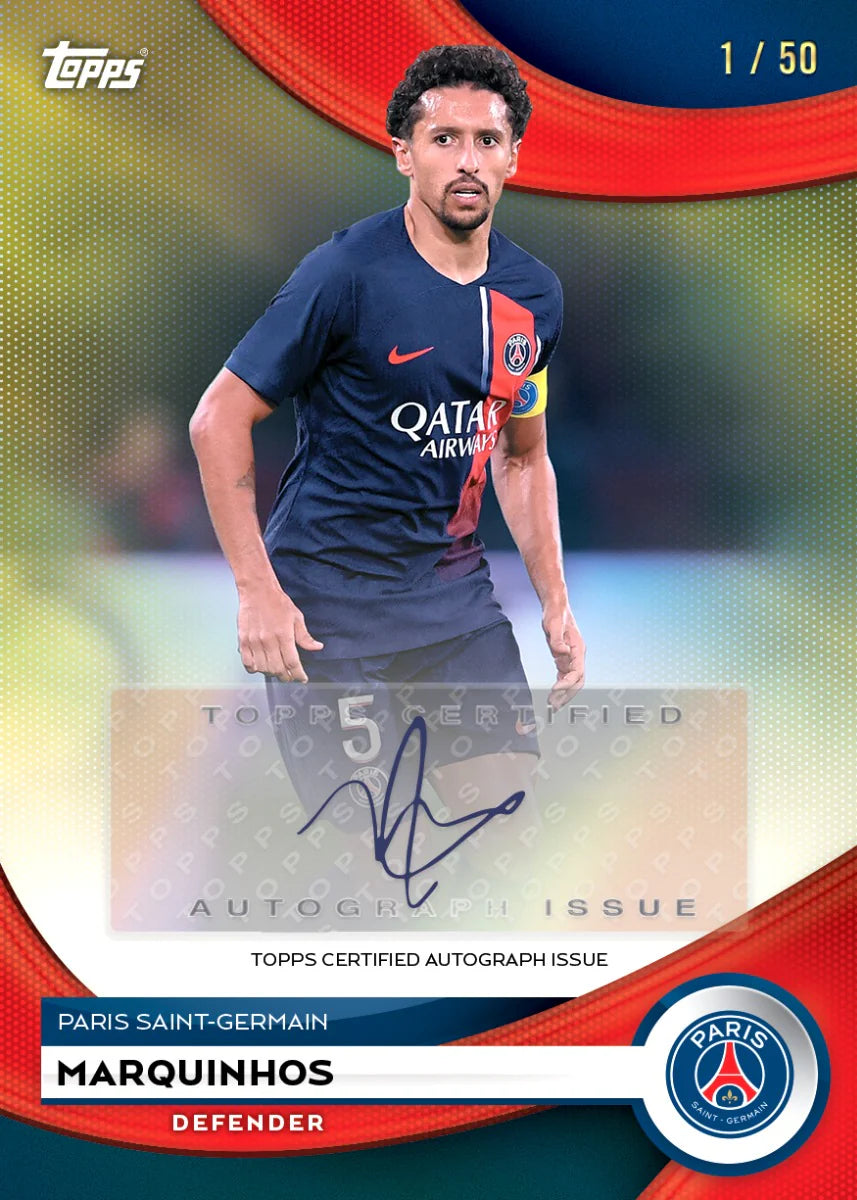 2023-24 Topps Paris Saint Germain Team Set