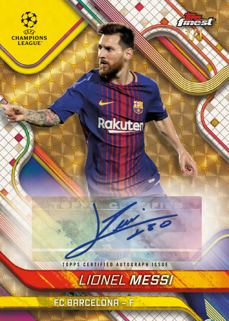 2024-25 Topps Finest UEFA Club Competitions - Hobby Box
