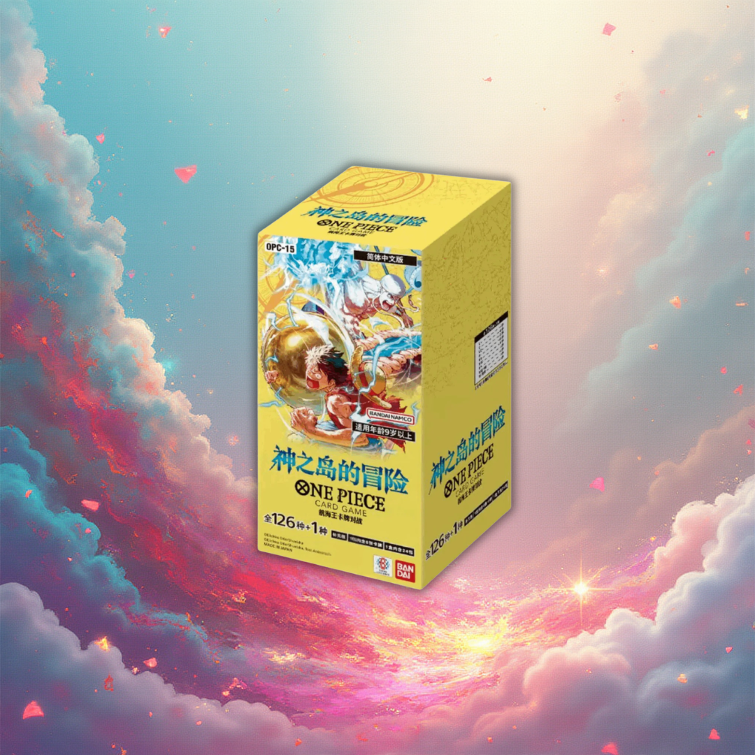 One Piece: OP15 Display "Adventure on Kamí´s Island" - Japanisch