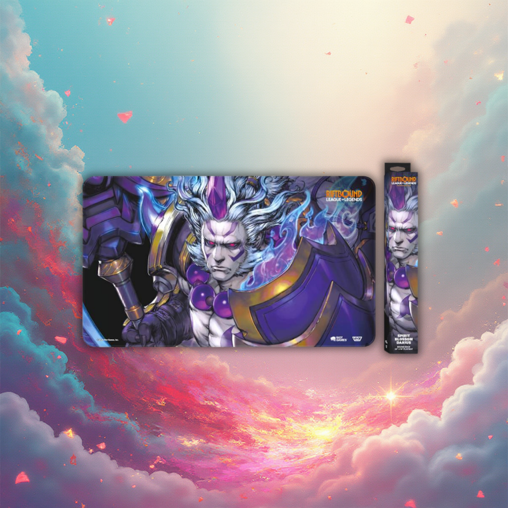Riftbound Spirit Blossom Darius Playmat – BoosterTCG