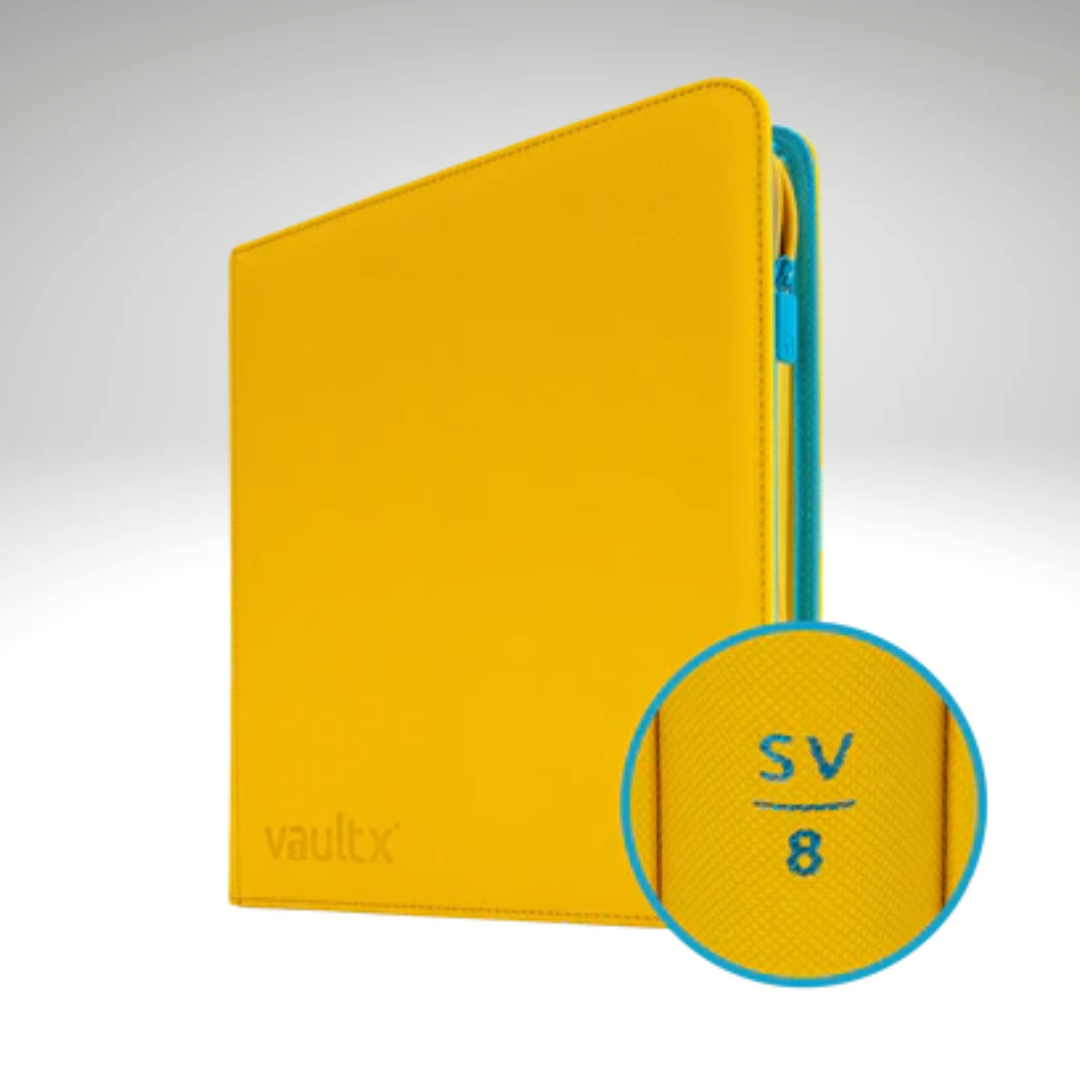 VaultX 12-Pocket Exo-Tec Zip Binder - SV8 (Stürmische Funken)
