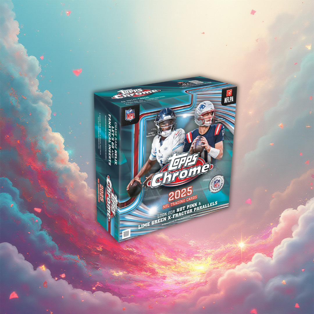 2025 Topps Chrome Football Mega box