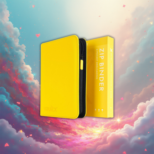 VaultX 4-Pocket Zip Binder - Sunrise Yellow