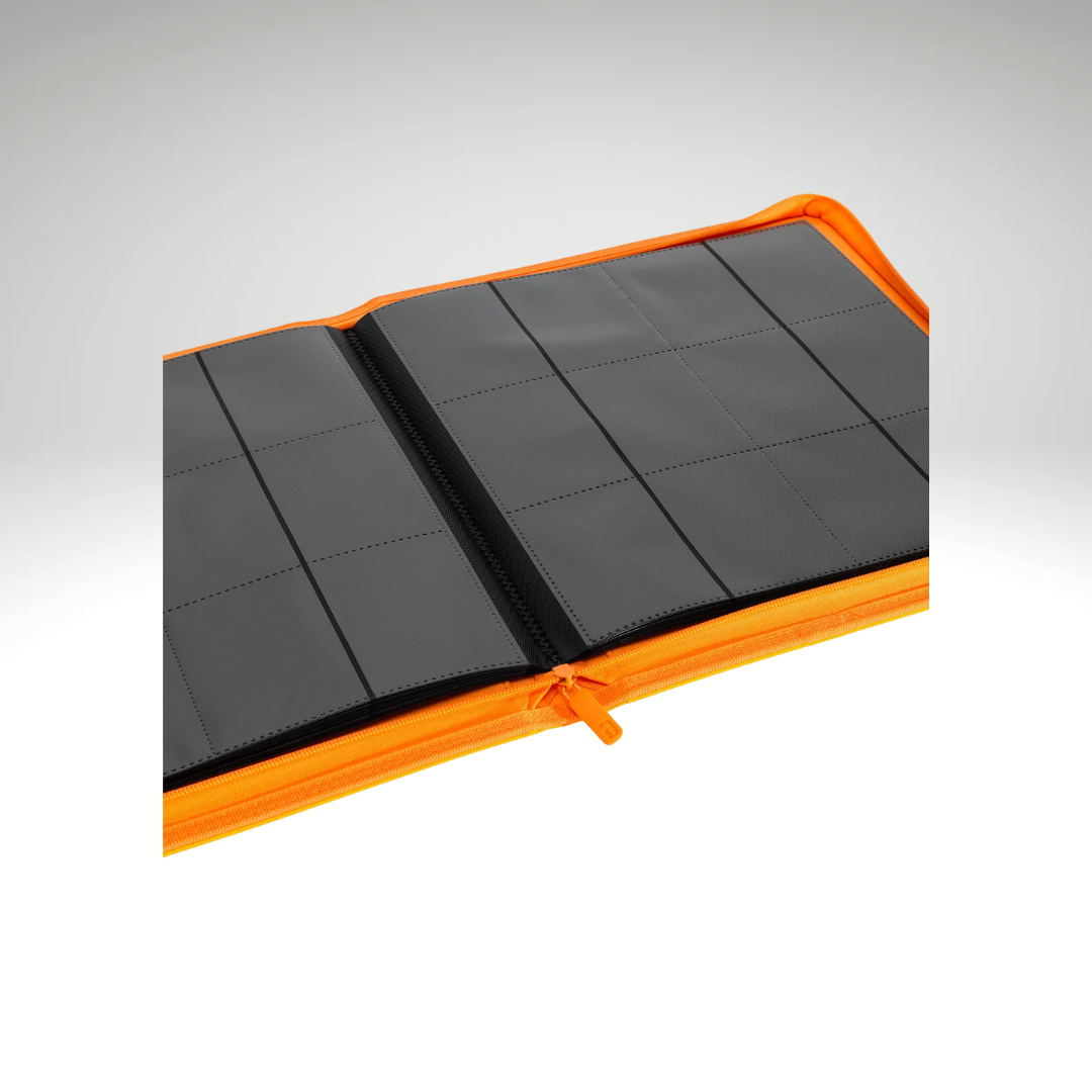 VaultX 9-Pocket Exo-Tec Zip Binder - Neon Orange