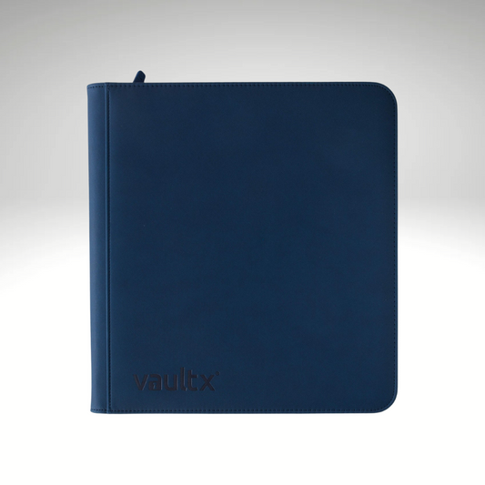 VaultX 12-Pocket Exo-Tec Zip Binder - Royal Blue
