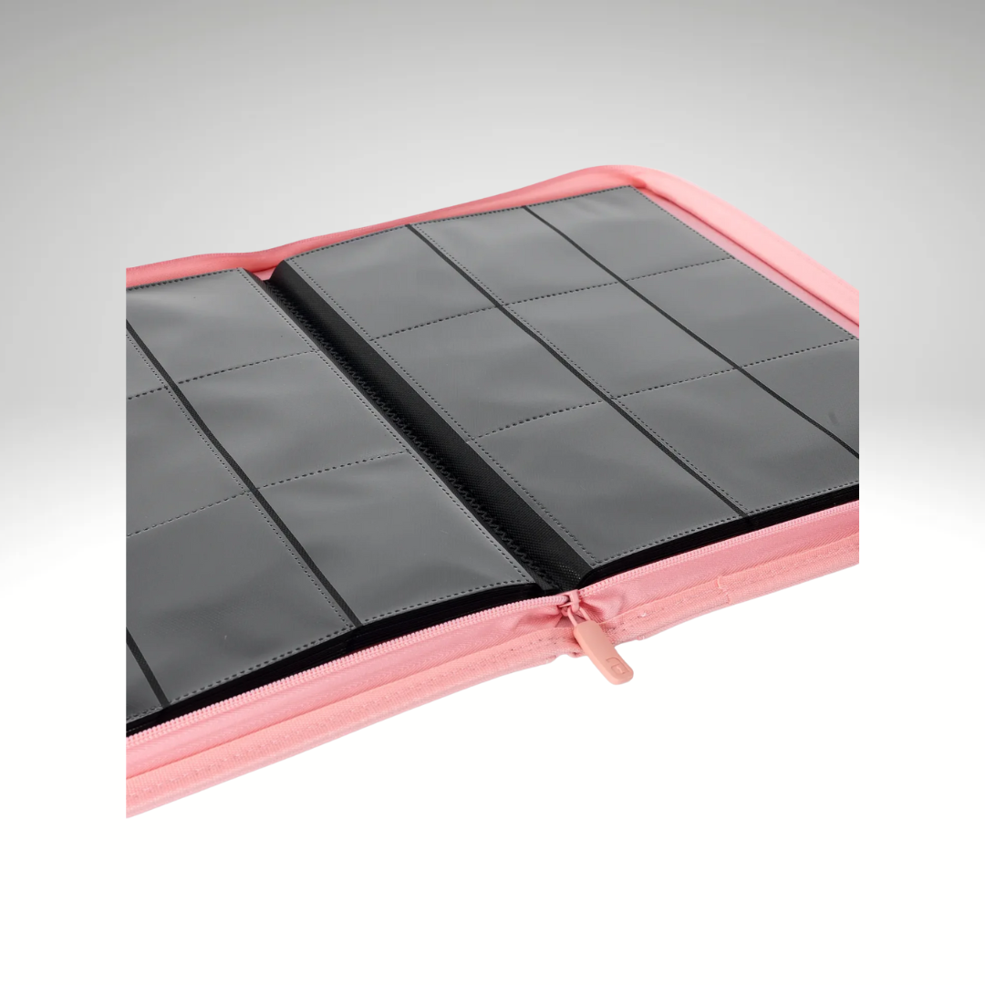 VaultX 9-Pocket Exo-Tec Zip Binder - Just Pink