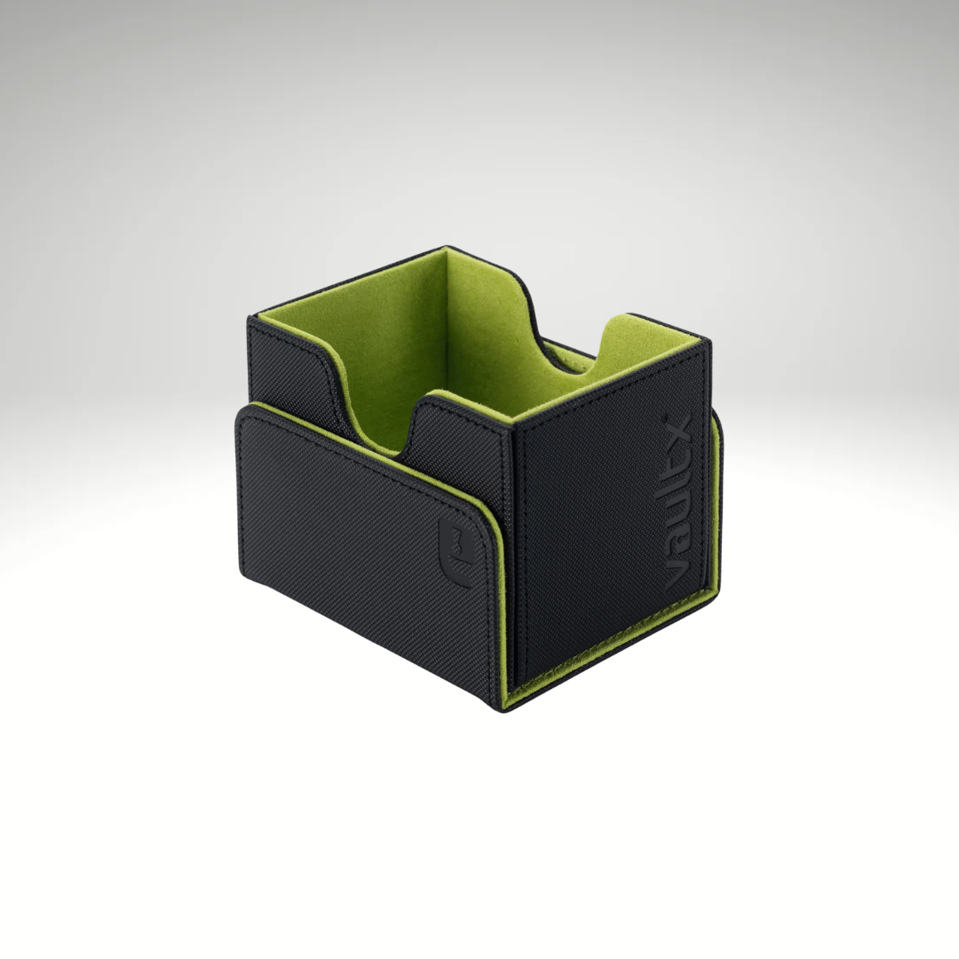 VaultX Sideloading Deck Box 100+ - Black/Electric Green