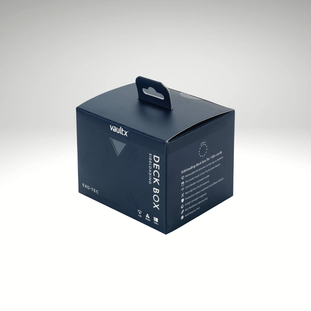 VaultX Sideloading Deck Box 100+ - Royal Blue