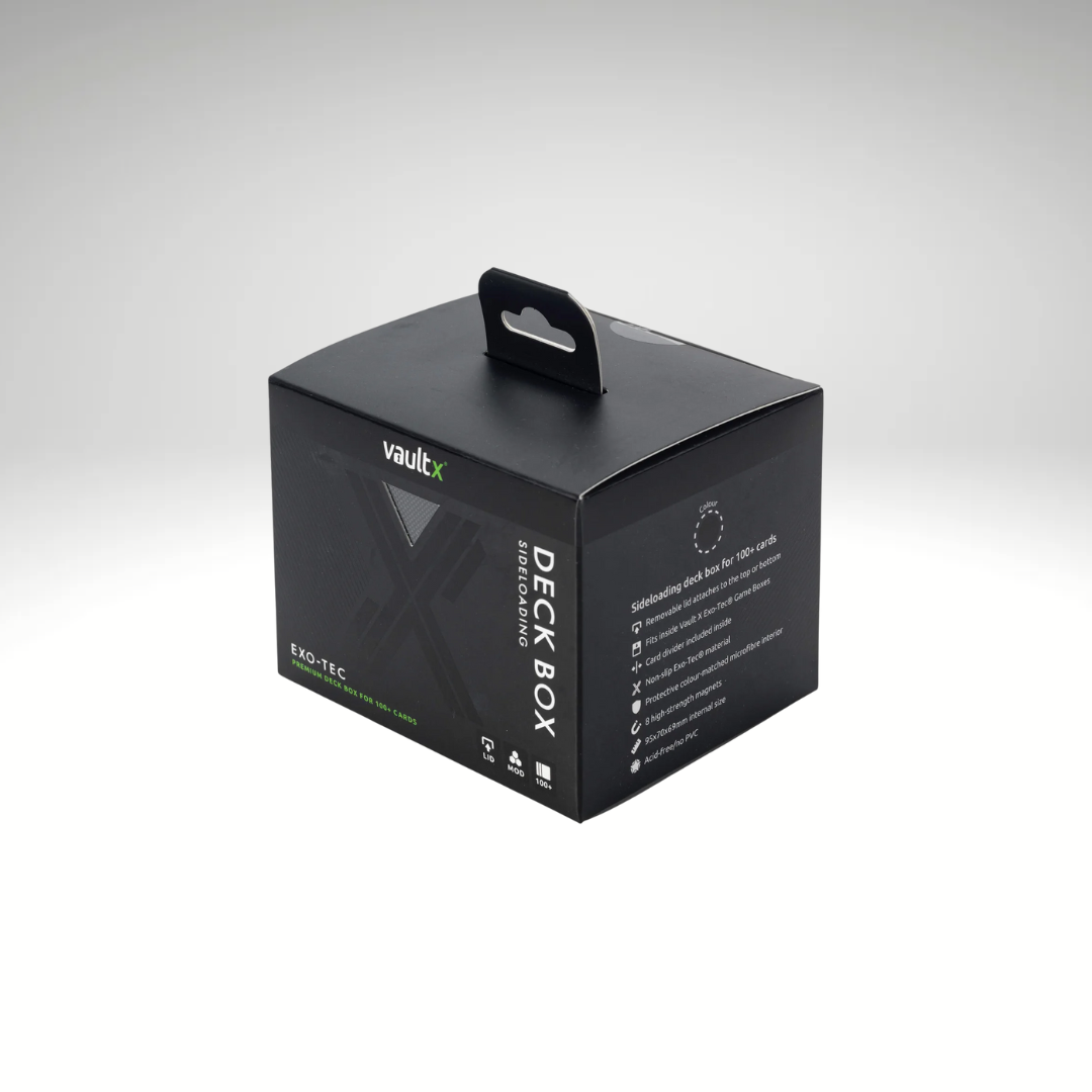 VaultX Sideloading Deck Box 100+ -  Black