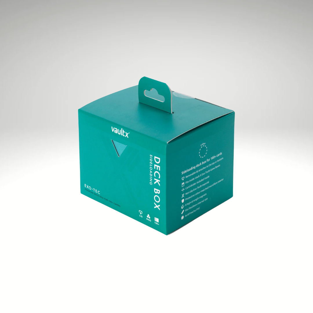 VaultX Sideloading Deck Box 100+ - Ocean Blue