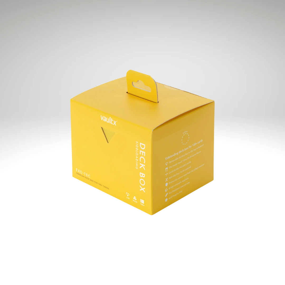 VaultX Sideloading Deck Box 100+ - Sunrise Yellow