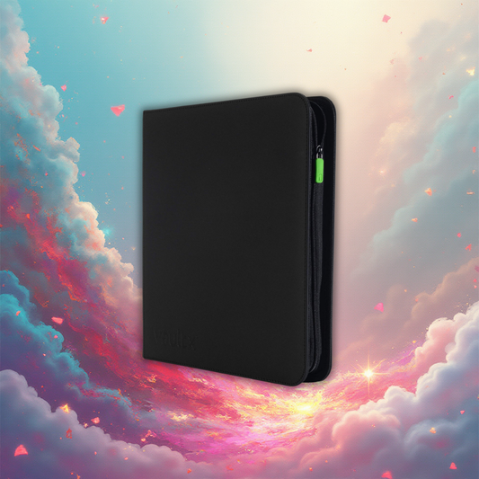 VaultX 12-Pocket Zip Binder - Signature Black