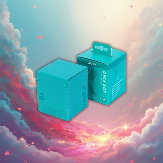 VaultX Toploading Deck Box 80+ - Ocean Blue