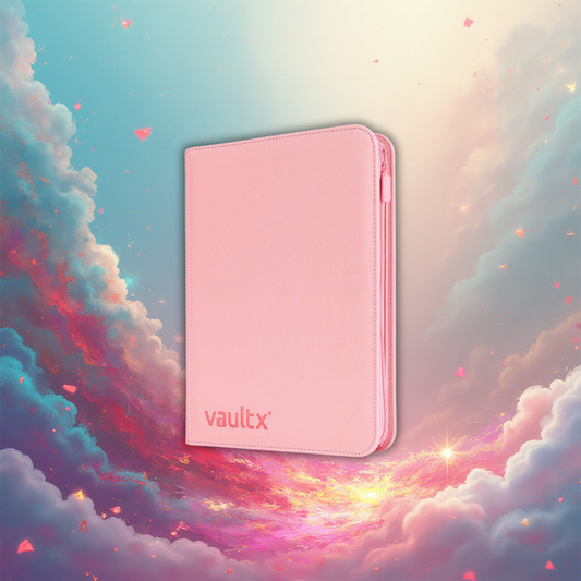 VaultX 9-Pocket Zip Binder - Just Pink
