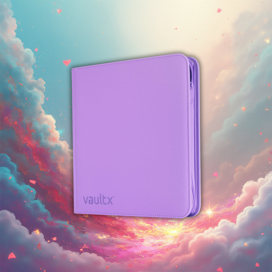 VaultX 12-Pocket Zip Binder - Just Purple
